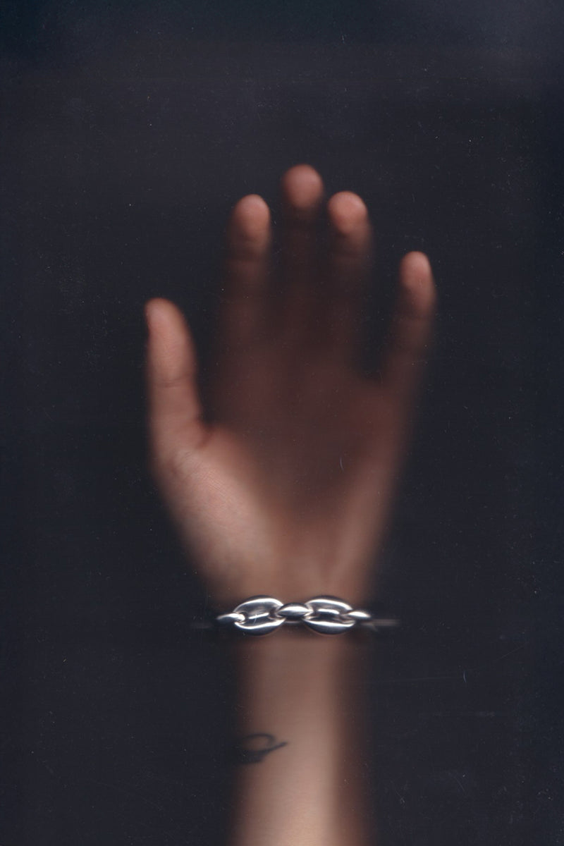 Fifth Silver Bracelet PU1991 / シルバーチェーンブレスレット