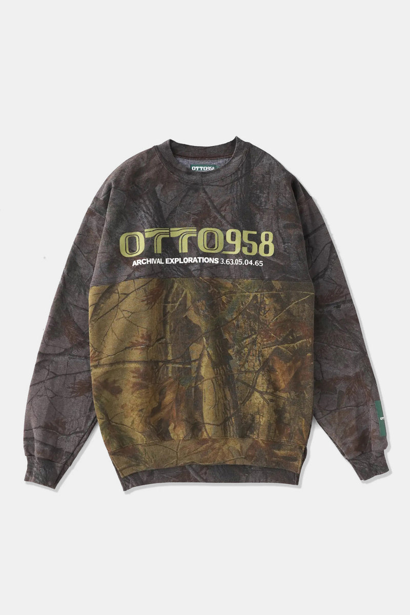 OTTO958 x FIFTH Crewneck Sweatshirts / Yellow – FIFTH GENERAL STORE OTTO958 x FIFTH Crewneck Sweatshirts / Yellow – FIFTH GENERAL STORE