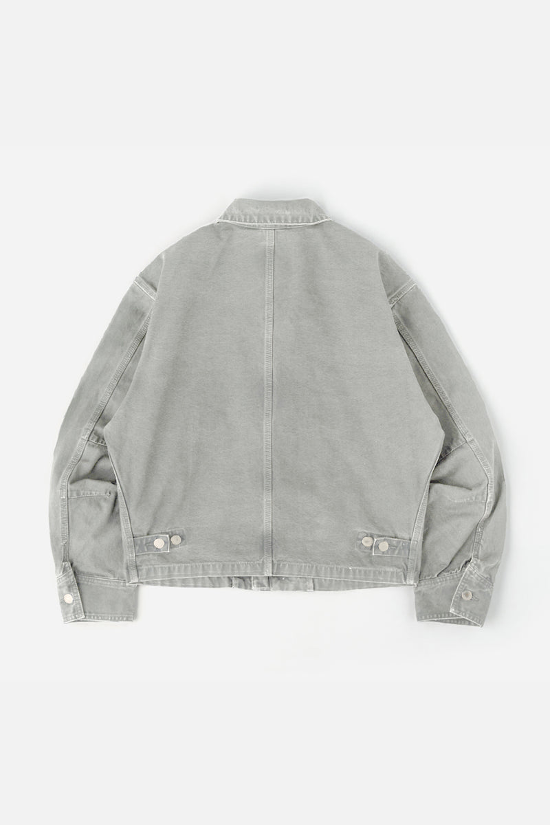 12oz Canvas Duck Traditional Jacket / Stone – FIFTH GENERAL STORE