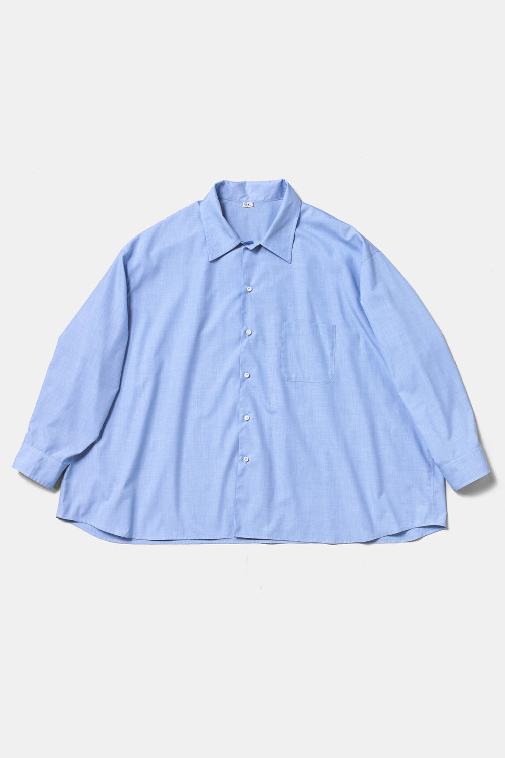 fifthgeneralstore 10XL シャツ 10XL Big Shirts - Bleu Clair / Made with French Military Fabric