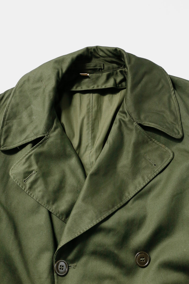 Dead Stock 1950′ US ARMY O.D Over Coat – FIFTH GENERAL STORE