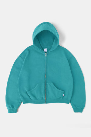 
                  
                    60's Faded Zip hoodie / Turquoise
                  
                