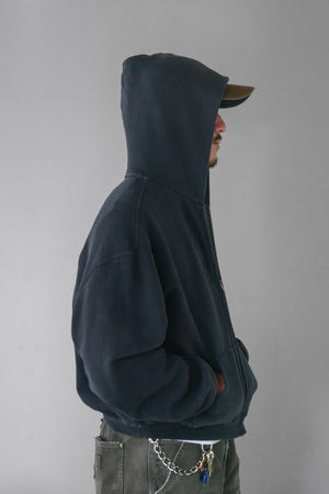 FIFTH 60’s Faded Zip hoodie Navy Gray 60's Faded Zip hoodie / Navy Gray – FIFTH GENERAL STORE
