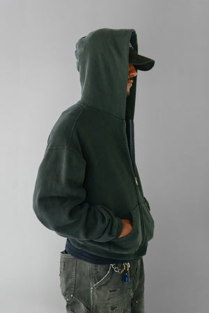60's Faded Zip hoodie / Olive Gray – FIFTH GENERAL STORE