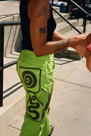 
                  
                    Snake Pants / Lime
                  
                