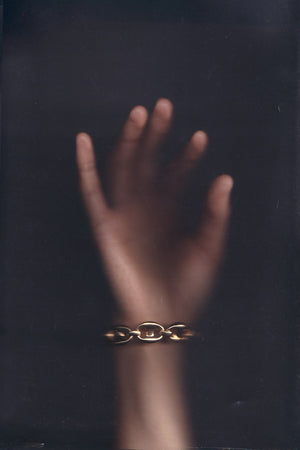 Gold Bracelet Special-003 / ゴールド チェーンブレスレット メキシコ