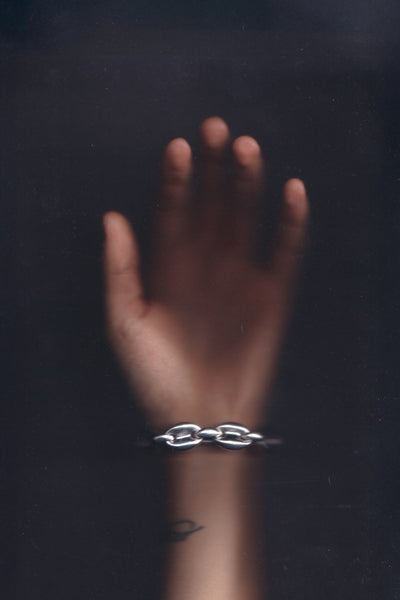 Fifth Silver Bracelet PU1991 / シルバーチェーンブレスレット
