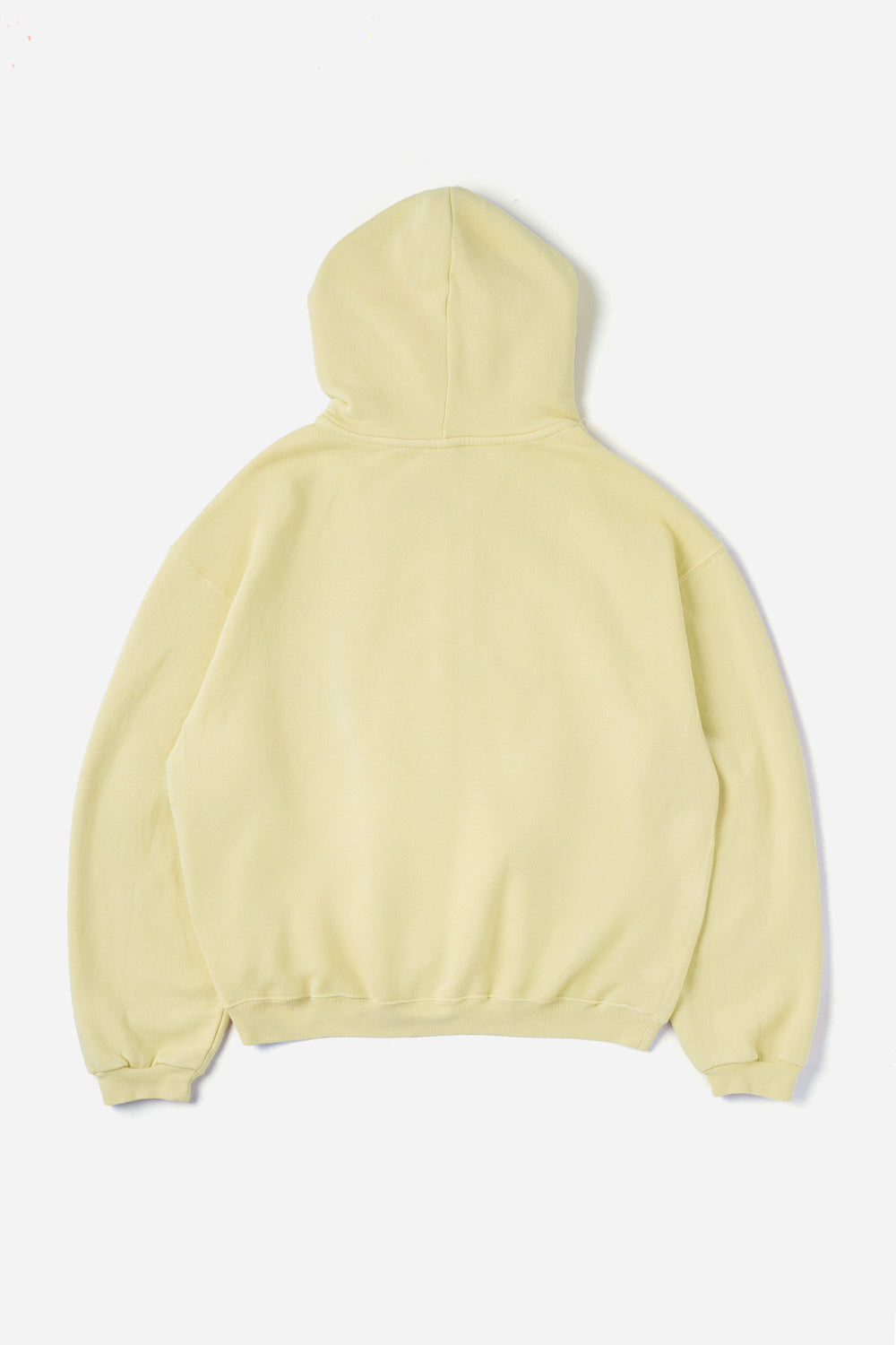 60’s Faded Zip hoodie / Soft Yellow