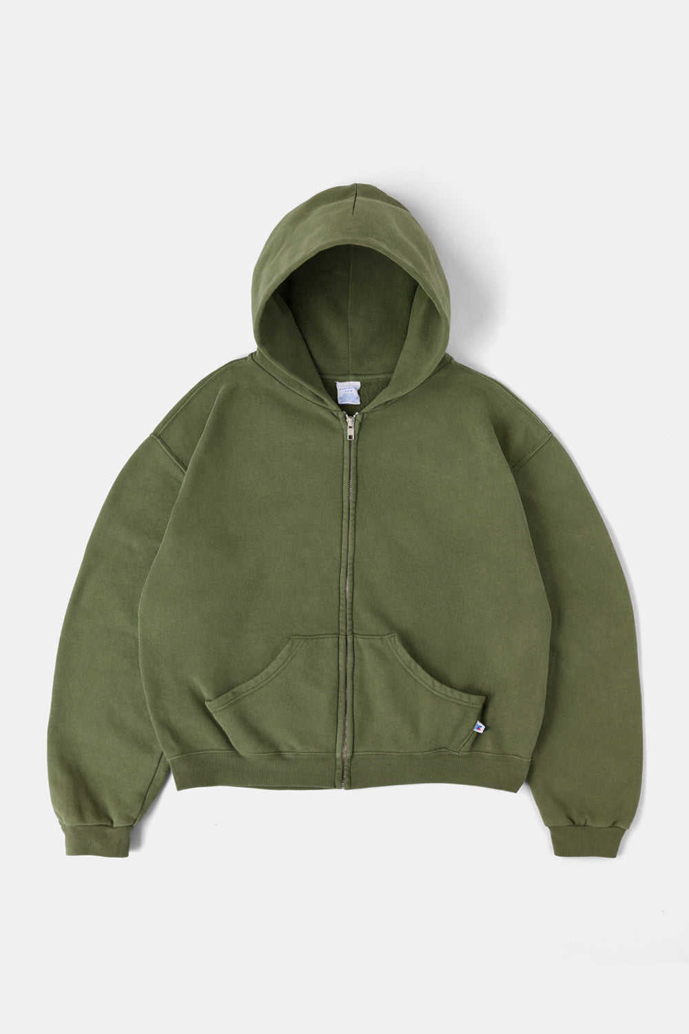 60’s Faded Zip hoodie / Olive