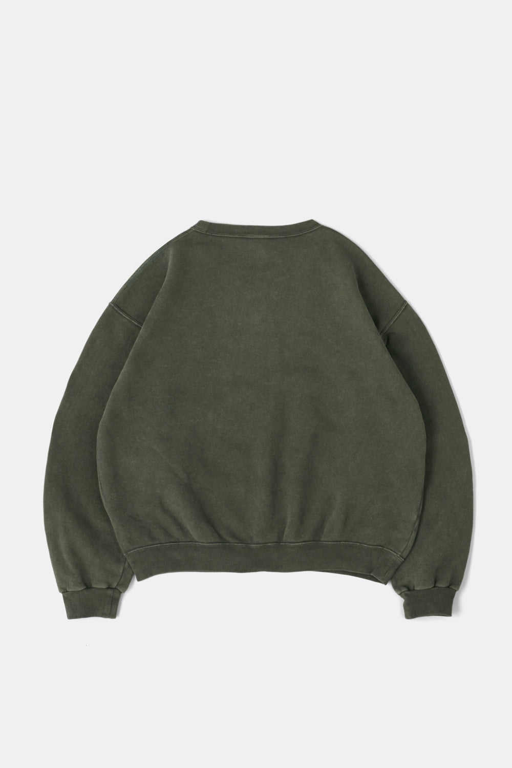60’s Faded Crew Sweatshirts / Olive Gray