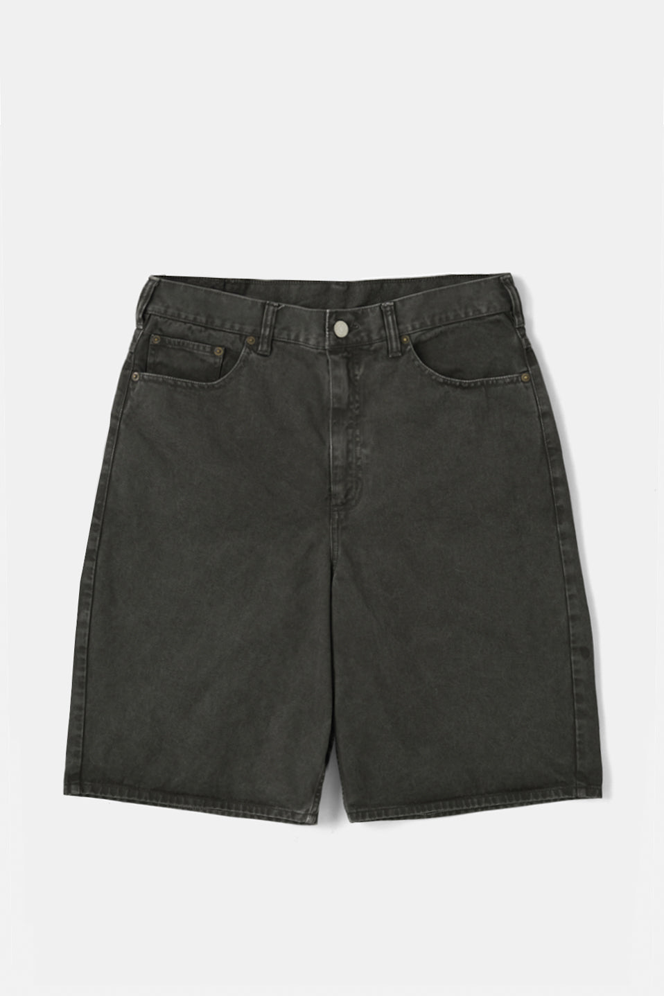 92' Loose-Fit Faded Shorts / Smoky Grey</mid-july>