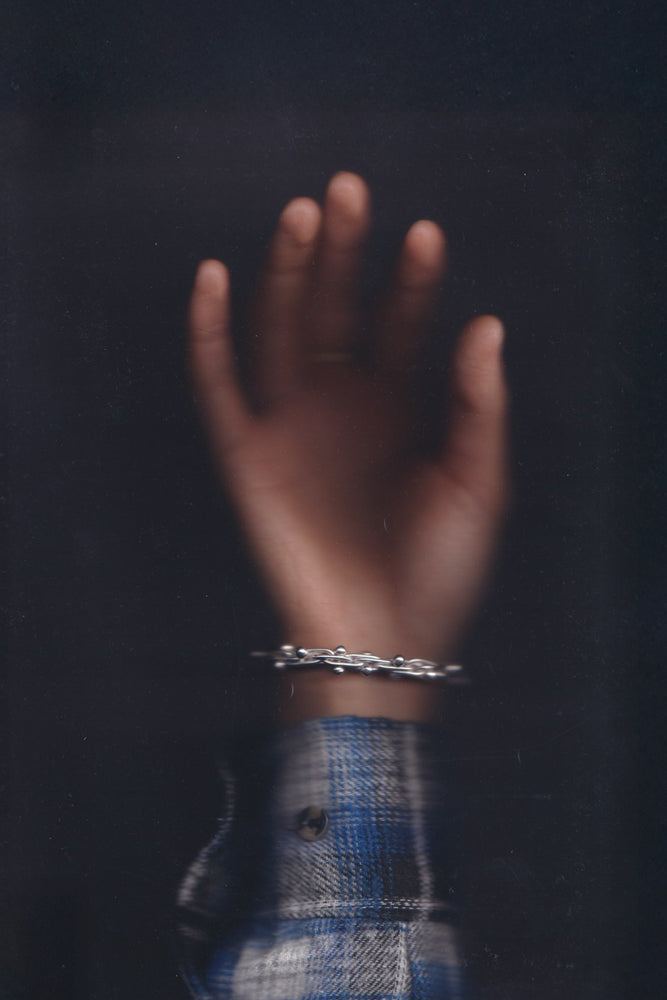 
                  
                    Silver Beaded Bracelet / Medium
                  
                