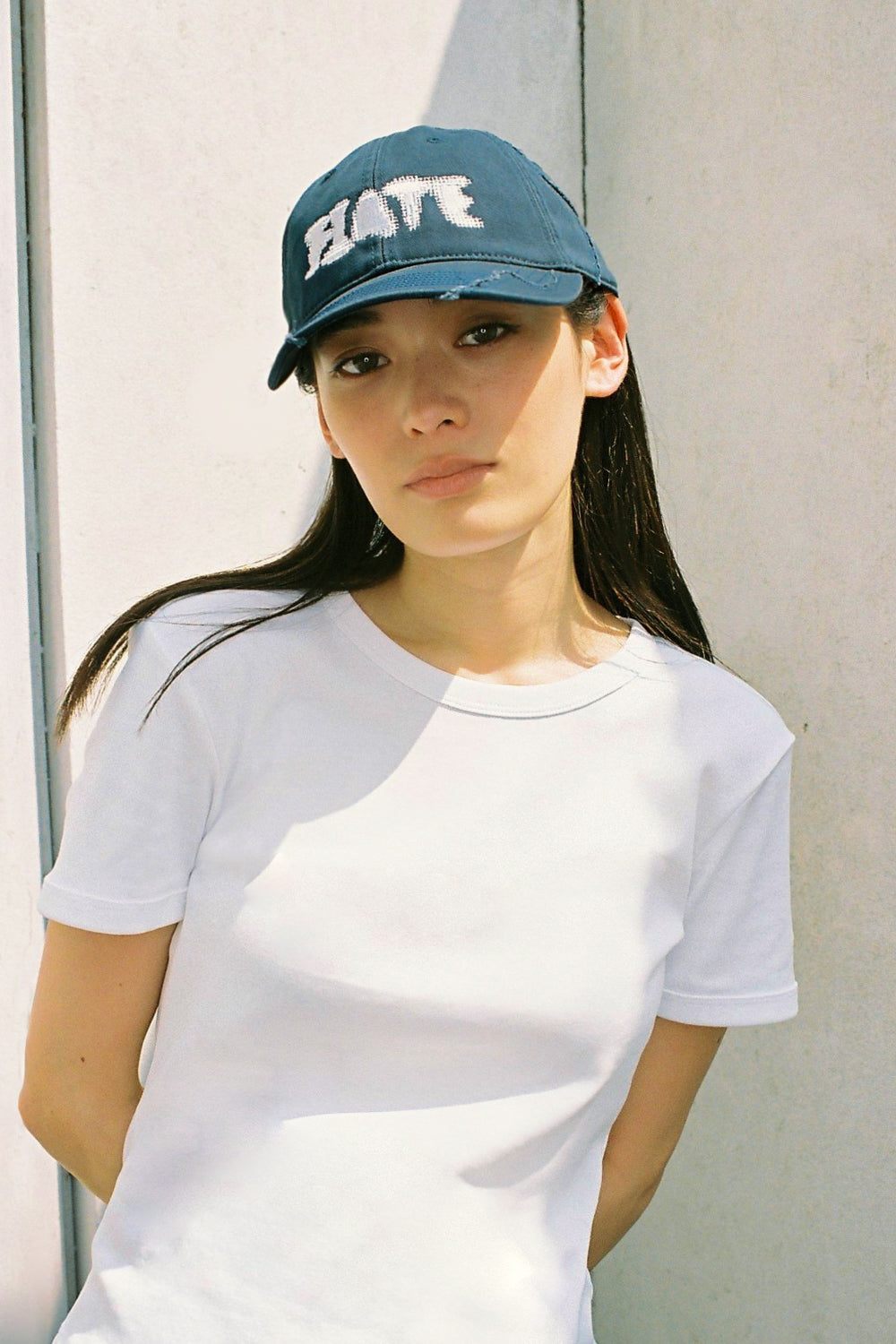 Distressed HATE CAP / CONNIE COSTAS