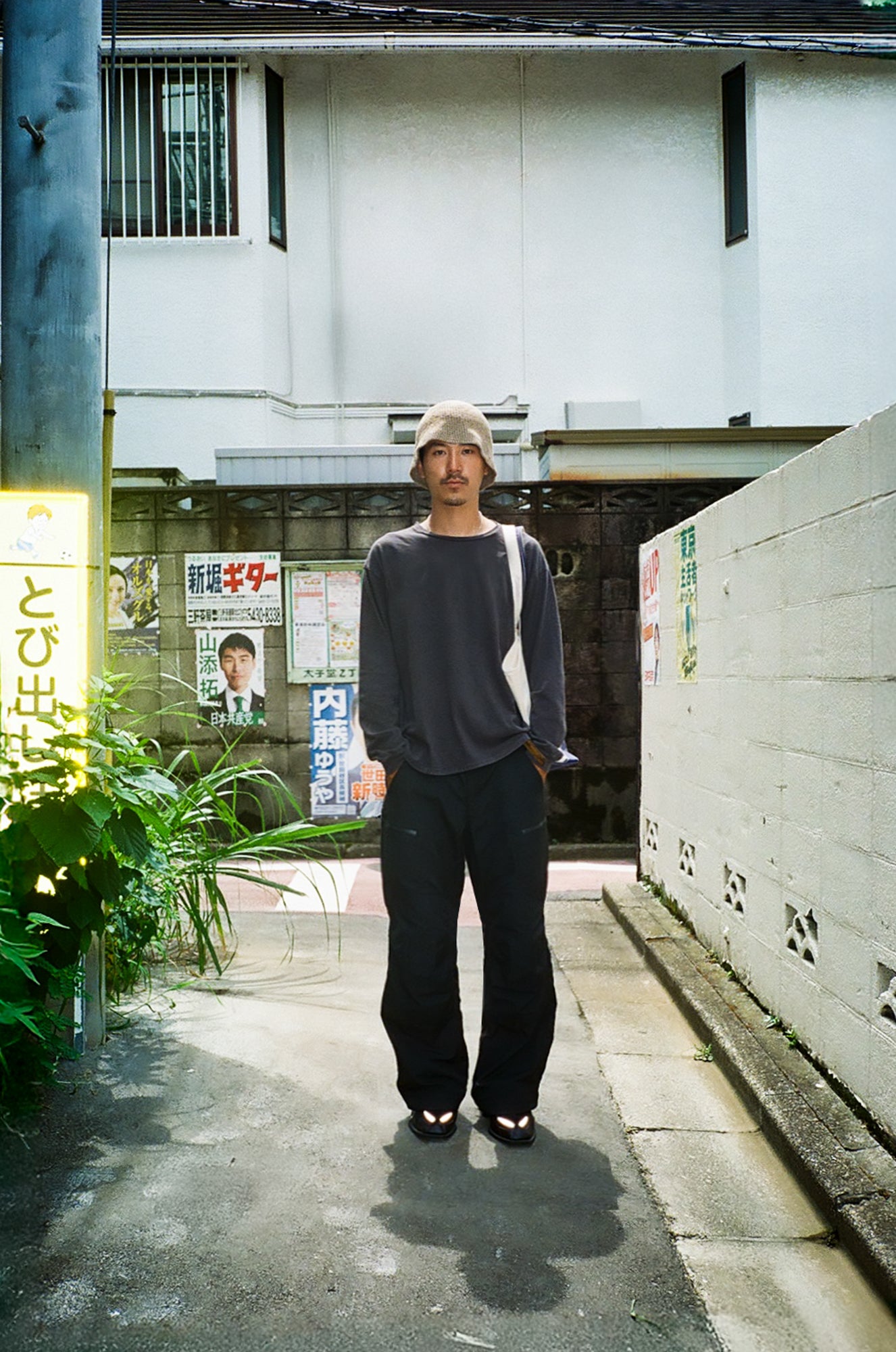 トップス Faded Blank S/S tee fifth general store Faded Blank L/S Tee Inspired by the '60s and '70s / Navy Grey