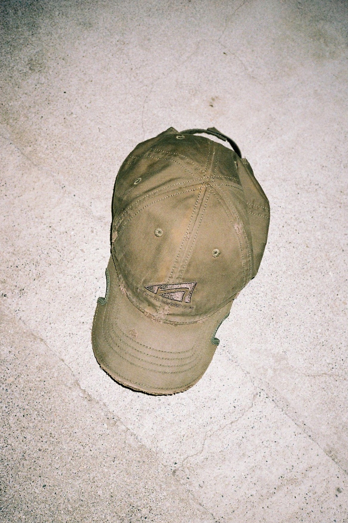 Distressed Notch Cap / Faded O.D ノッチ カーキ キャップ FIFTH