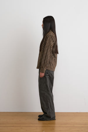 パンツ FI Distressed Double Knee Pants G-Brown Givenchy Brown Distressed Double Knee Pants – Dolce Vita Hub