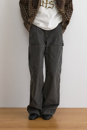 パンツ FI Distressed Double Knee Pants G-Brown FI - Distressed Double Knee Pants / D-Gray ダークグレー ダブルニー