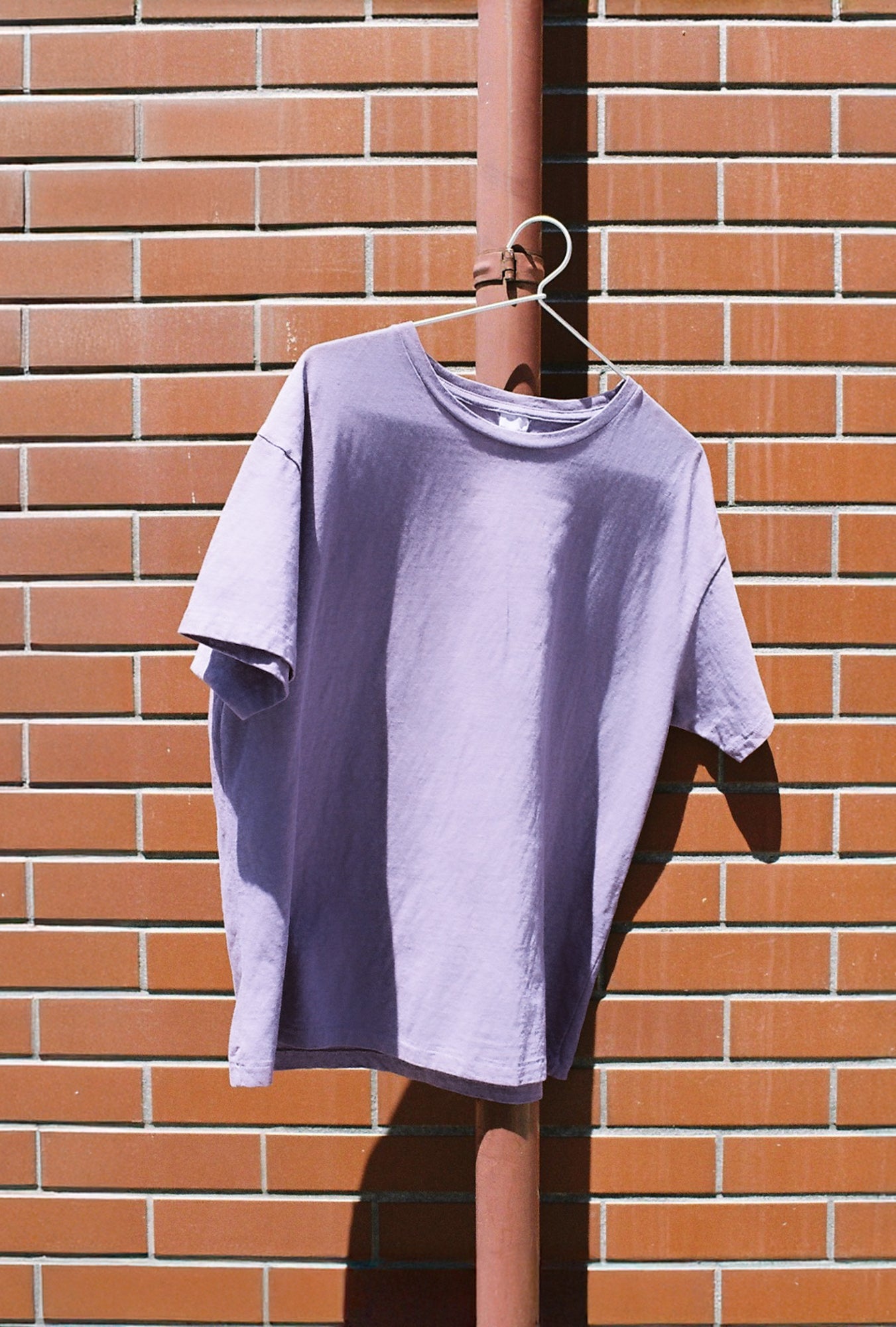 トップス Faded Blank S/S tee fifth general store Faded Blank S/S tee inspired by the '60s and '70s / Grey Purple