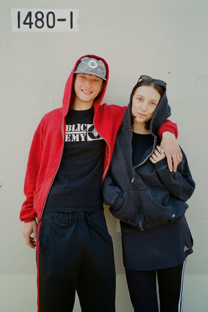 60's Faded Zip hoodie / Dusty Red – FIFTH GENERAL STORE