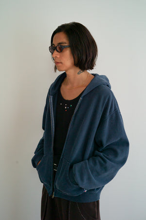 
                  
                    60's Faded Zip Hoodie / Blue
                  
                