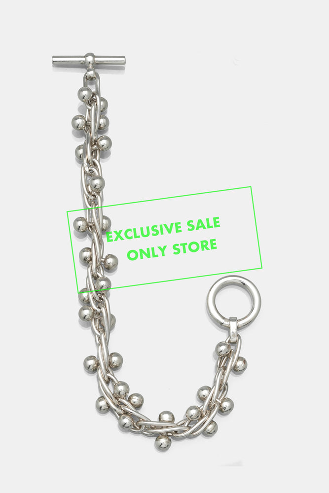 アクセサリー fifth general store Bracelet / Large Silver Beaded Bracelet / シルバーブレスレット メキシコ