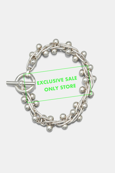 Silver Beaded Bracelet / シルバーブレスレット メキシコ
