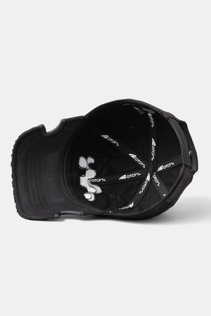 Distressed Notch Cap / Faded Black ノッチ ブラック キャップ FIFTH