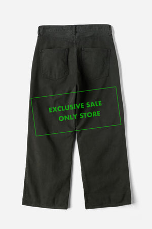 
                  
                    Knee Pleated Baggy Pants - Faded BLK
                  
                