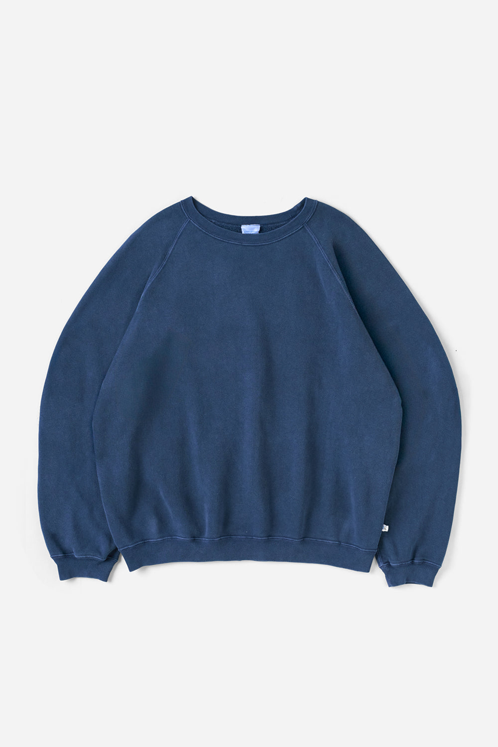 60’s Faded Ragran Sweatshirts / Blue