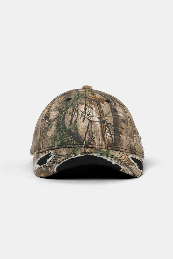 Realtree Camouflage Damaged Cap