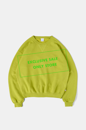 
                  
                    60’s Faded Crew Sweatshirts / Lime
                  
                