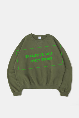 
                  
                    60’s Faded Crew Sweatshirts / Olive
                  
                