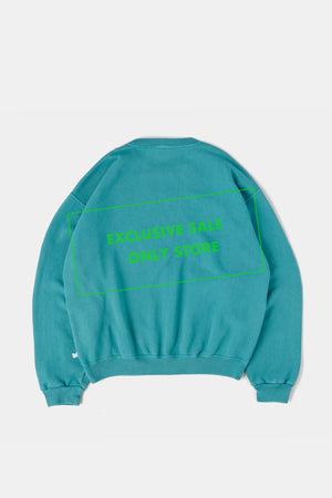 
                  
                    60’s Faded Crew Sweatshirts / Turquoise
                  
                