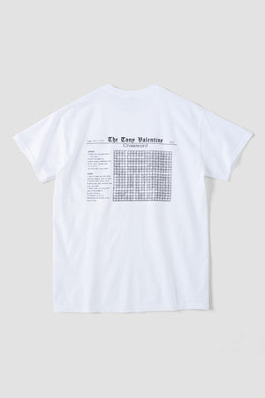 
                  
                    Crossword S/S Tee WHT / Tony Valentine NYC
                  
                