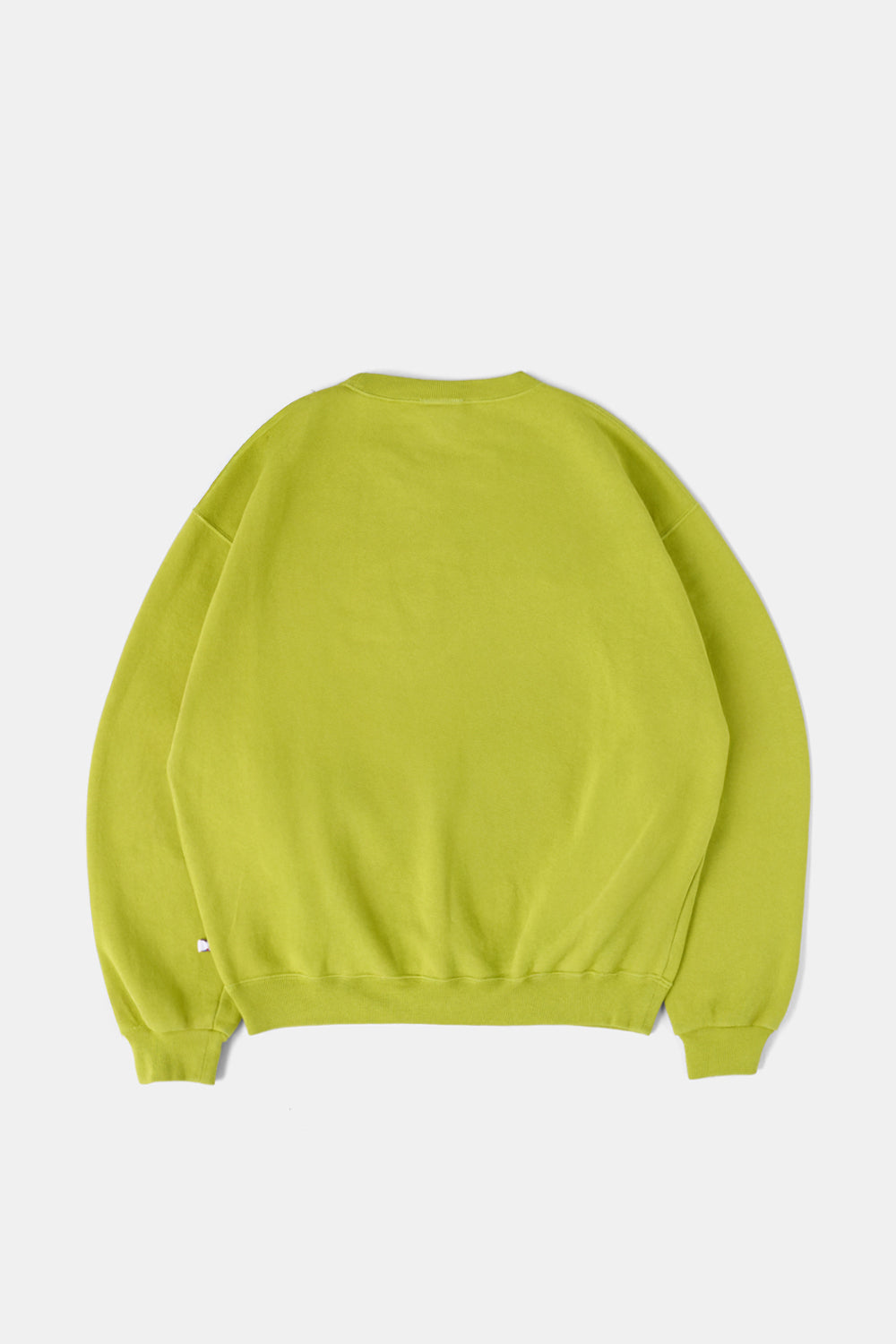 60’s Faded Crew Sweatshirts / Lime