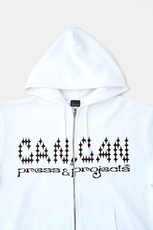 
                  
                    CAN CAN Projects Zip Hoodie White / Can Can Press x FIFTH
                  
                