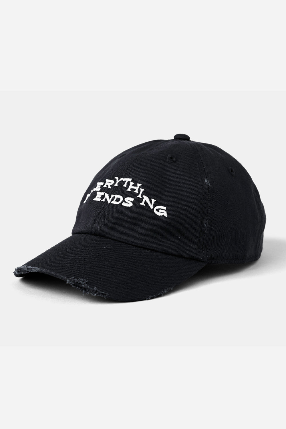 Distressed Everything Ends Cap BLK / Look Back and Laugh Books Distressed Everything Ends Cap BLK / Look Back and Laugh Books