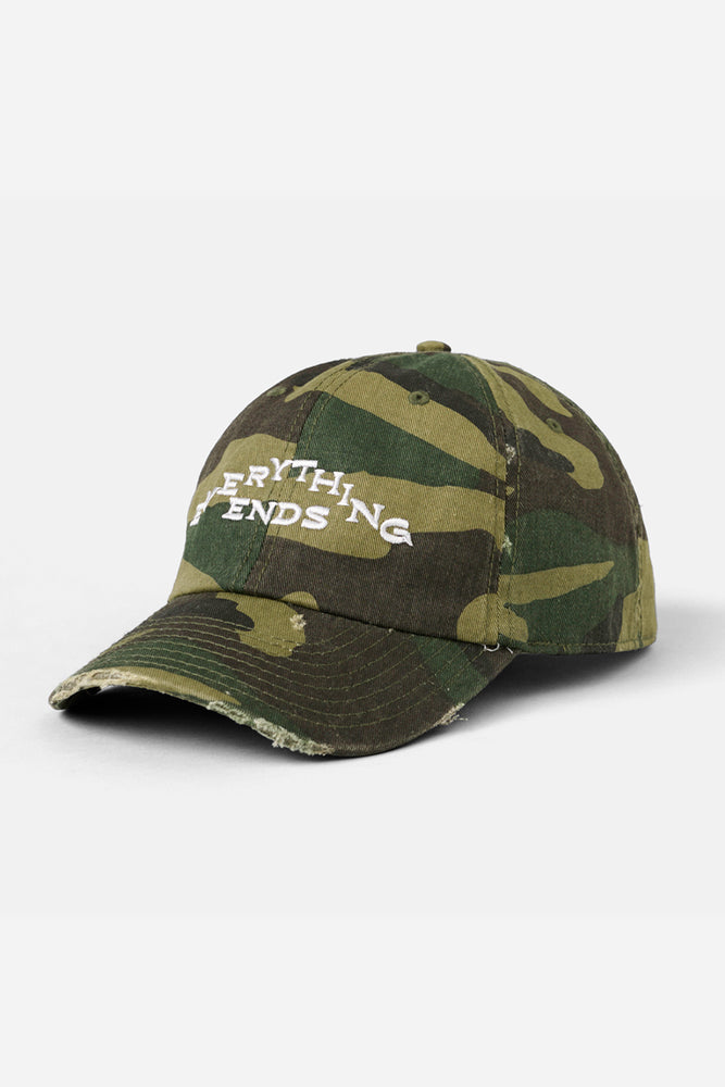 
                  
                    Distressed Everything Ends Cap CAMO  / Look Back and Laugh Books
                  
                