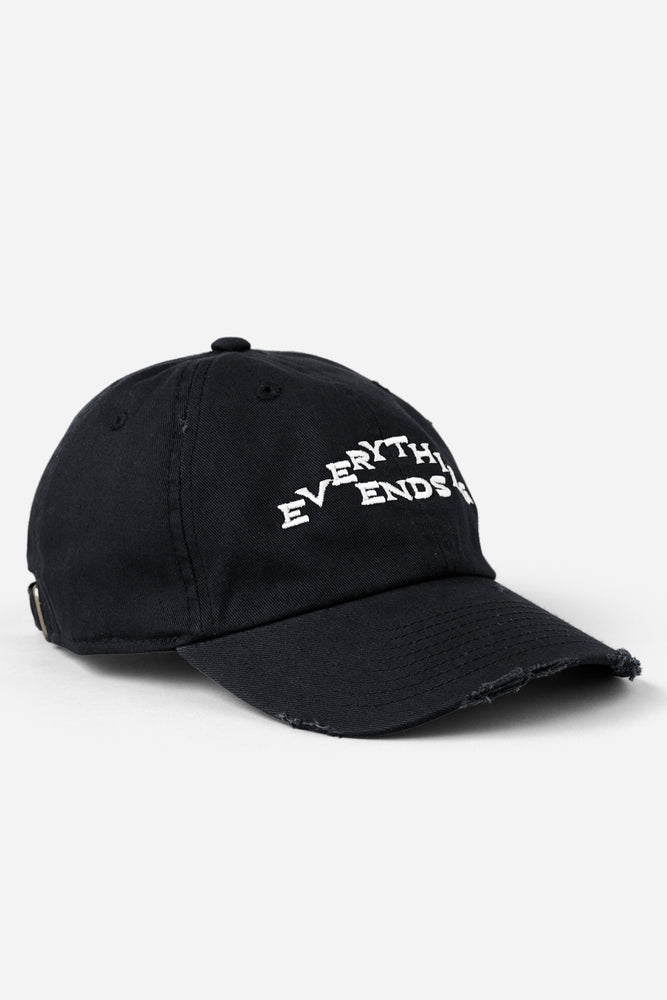 
                  
                    Distressed Everything Ends Cap BLK  / Look Back and Laugh Books
                  
                