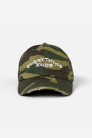 
                  
                    Distressed Everything Ends Cap CAMO  / Look Back and Laugh Books
                  
                