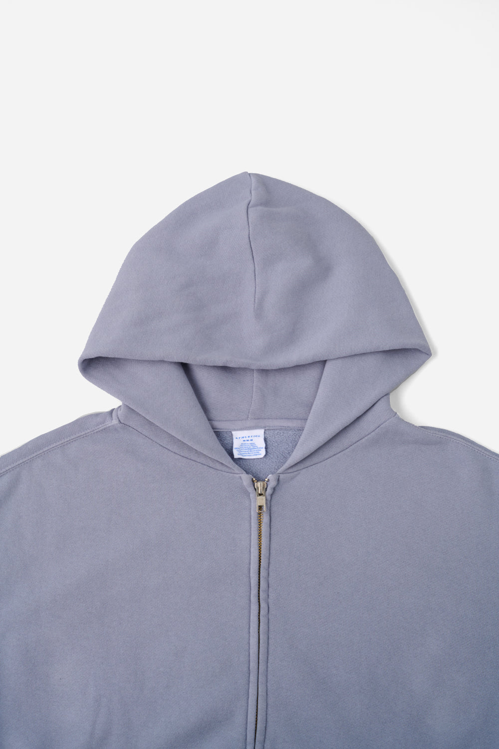 60's Faded Zip hoodie / Queen Blue