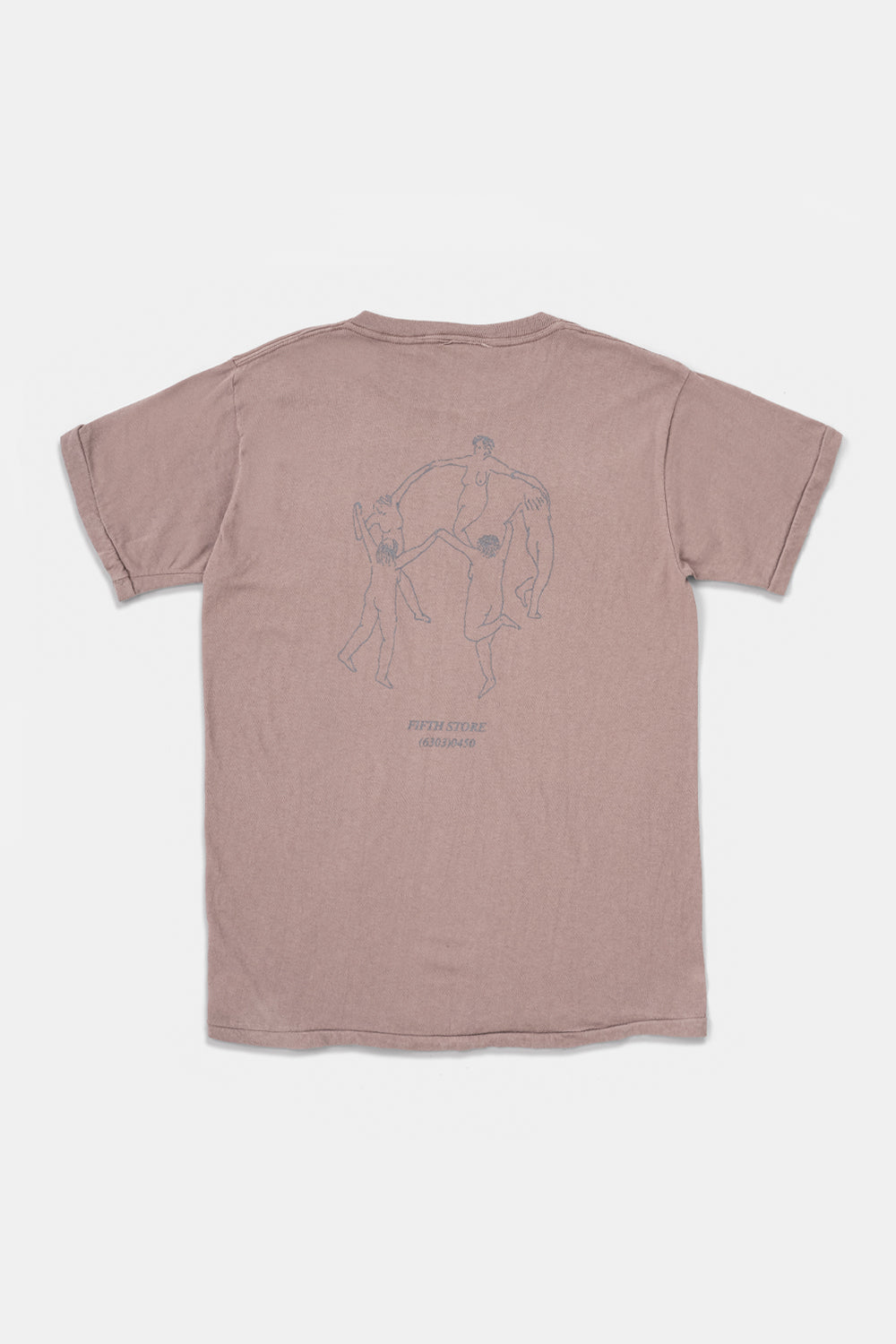 It costs nothing.... the imagination Tee / Mauve gray