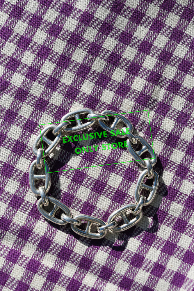 Fifth Silver Bracelet PU1991 / シルバーチェーンブレスレット
