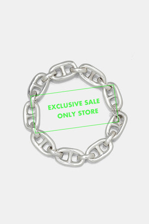 Fifth Silver Bracelet PU1991 / シルバーチェーンブレスレット