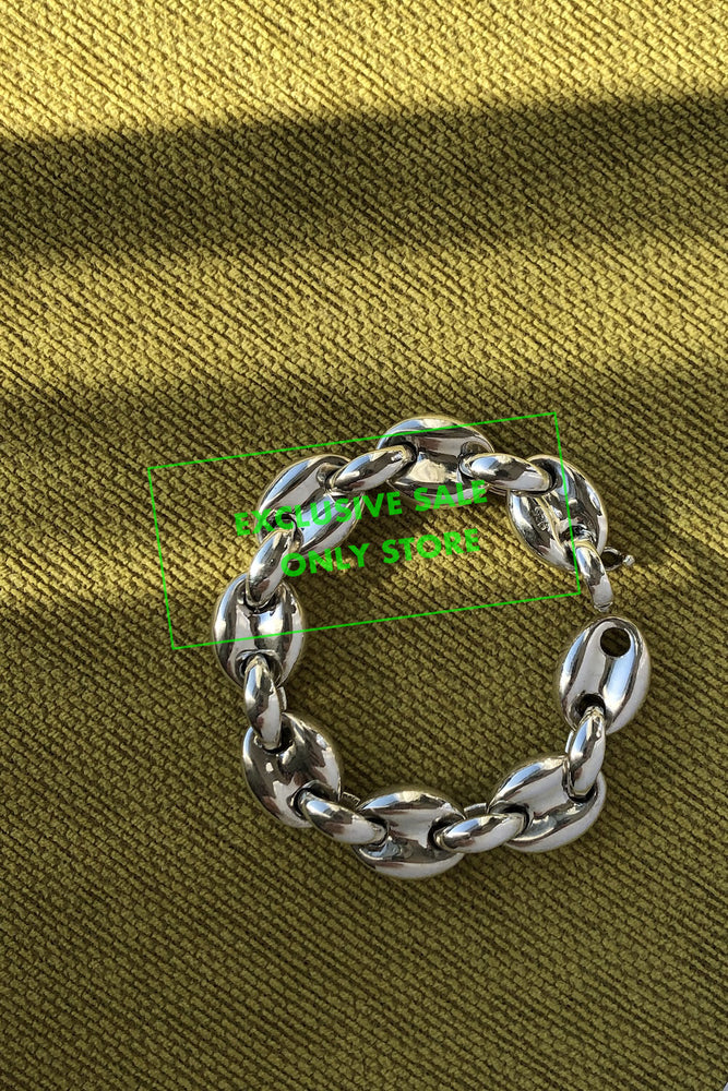 Fifth Silver Bracelet PU1991 / シルバーチェーンブレスレット