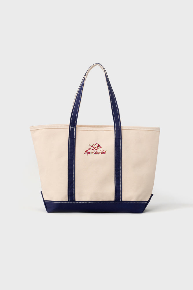 Paper & Ink Cotton Club Dragon Logo Tote Bag