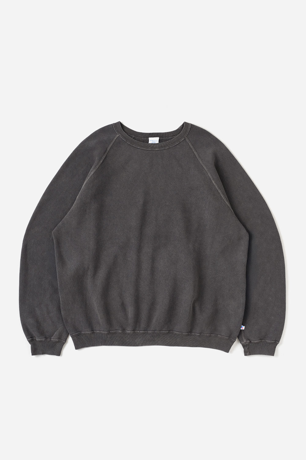 60’s Faded Ragran Sweatshirts / Navy Gray