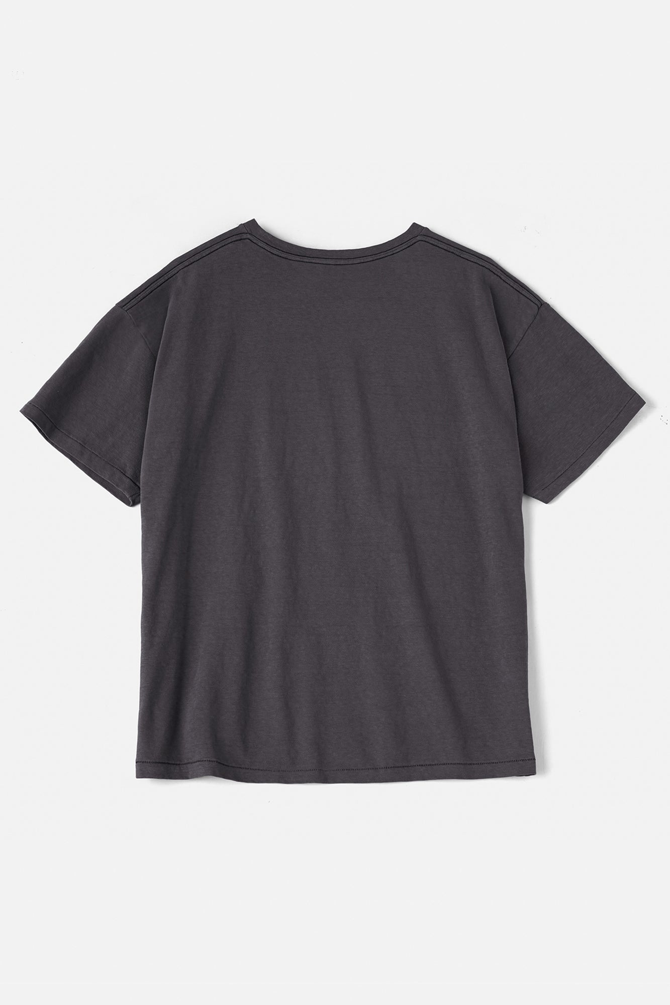 Faded Blank S/S tee inspired by the ’60s and ’70s / Navy Grey