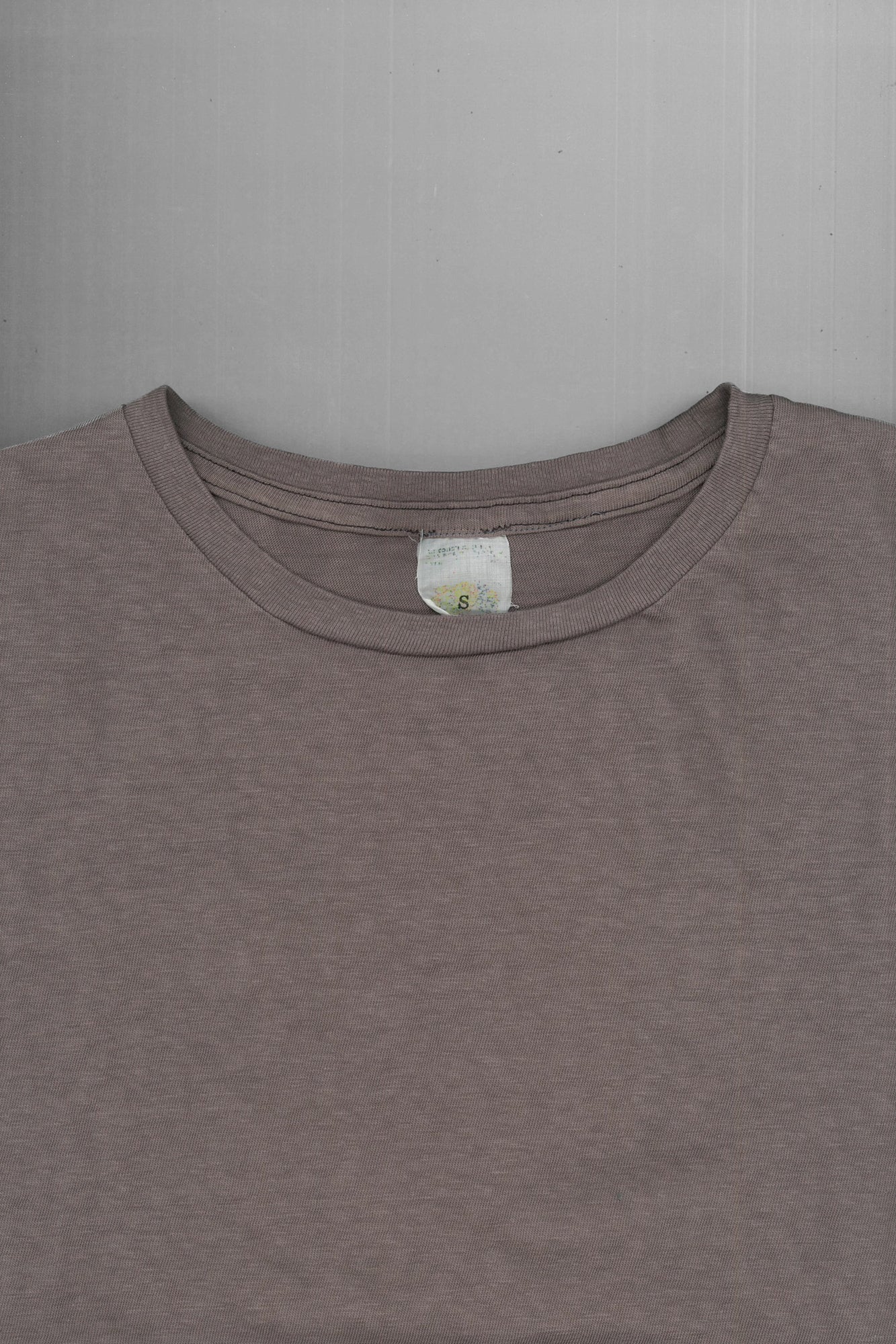 Faded Blank L/S Tee Inspired by the '60s and '70s / Purple Gray