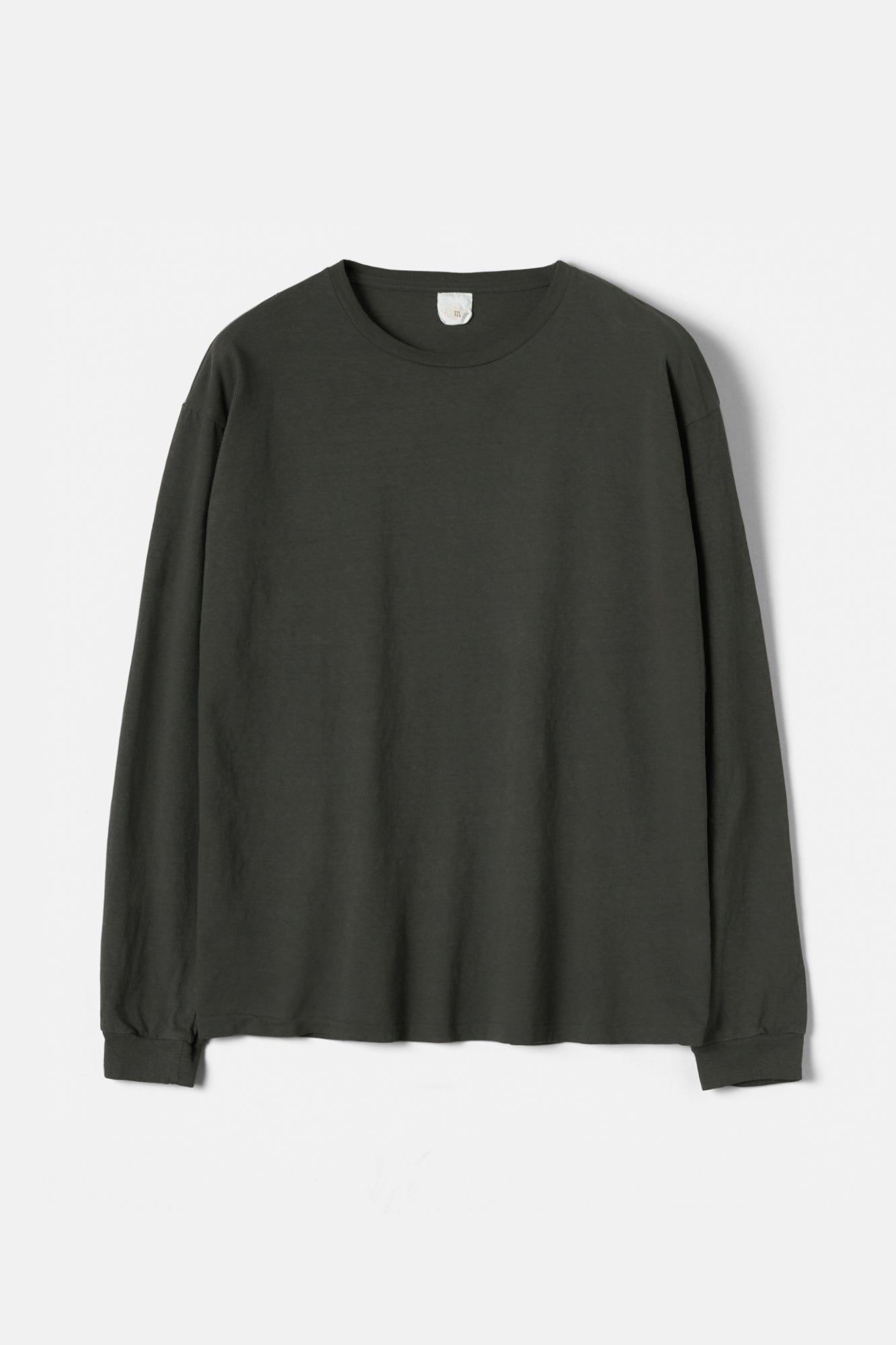 トップス Faded Blank S/S tee fifth general store Faded Blank Long-Sleeve Tee Inspired by the '60s and '70s / Olive Grey